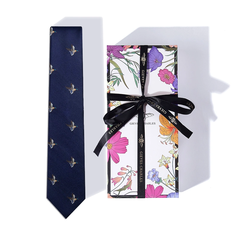 Original Factory Digital Printing Pure Silk Mens Fashion Silk Ties with Custom Label