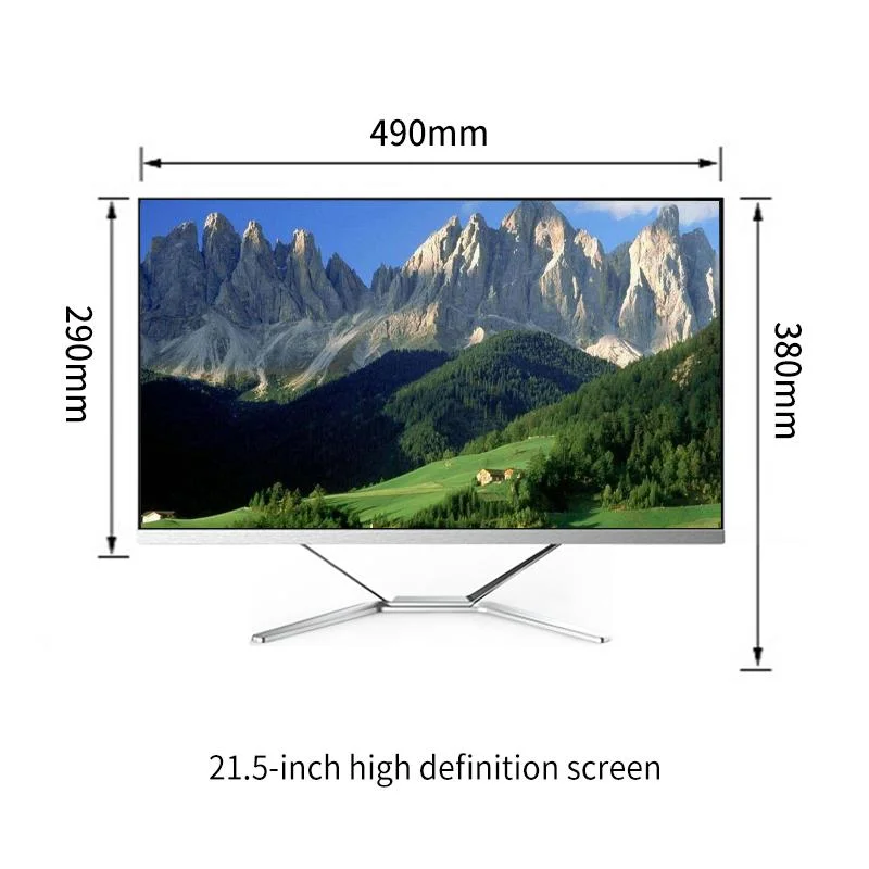 Gaming PC 21 pouces 24 pouces Ordinateur de bureau tout-en-un économiseur d'espace Ordinateur de jeu Intel I5 I7 Ordinateur tout-en-un.