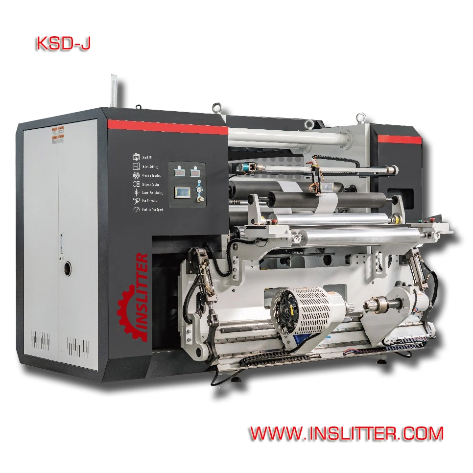 Hot Selling Thermal Film Rewinder Machine PE Film Slitter Machine Heat Transfer Film Slitting and Rewinding Machine Flexible Material Slitter Machine