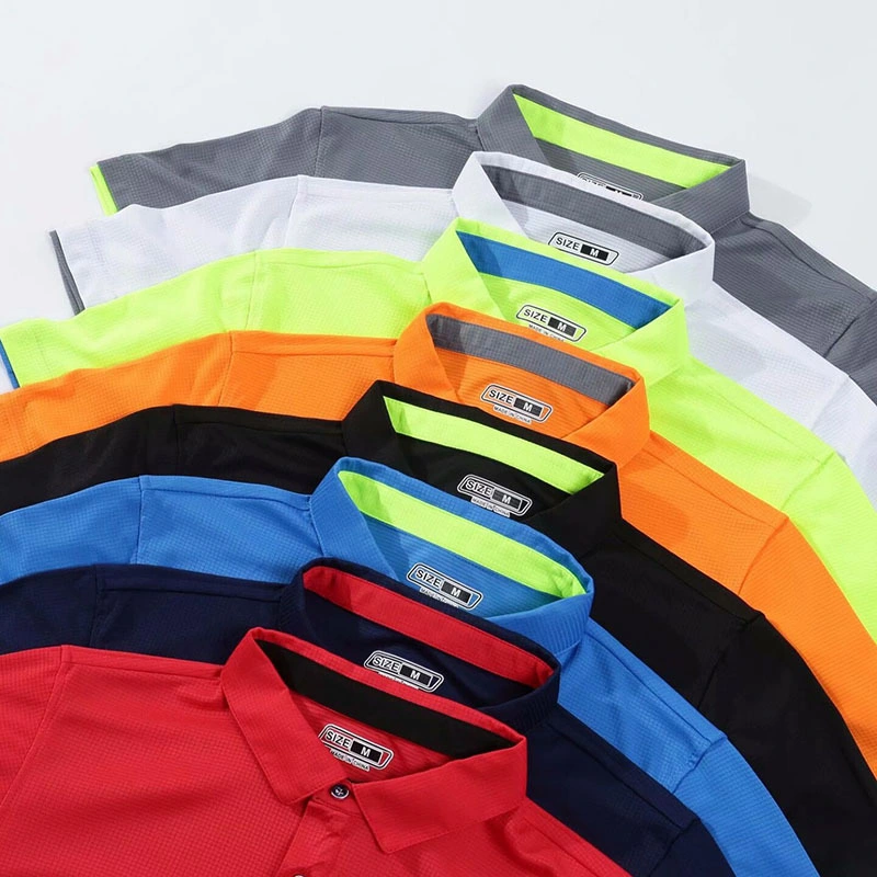 Mens Printing Customized Polo T Shirt Factory Polyester Dri Fit Polo Shirt Golf Shirt Polyester Polo Shirts for Men