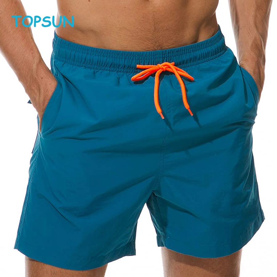 Hombres Pantalones Cortos Ligeros de Secado Rápido con Forro de Malla Secado Rápido para Tabla / Playa / Natación Upf50