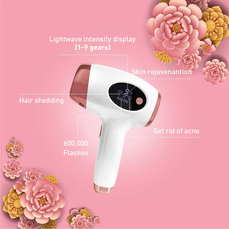 OEM ODM Lady Handle Mini Portable Hair Remover Trimmer Diode IPL Laser Hair Removal Machine Skin Rejuvenation