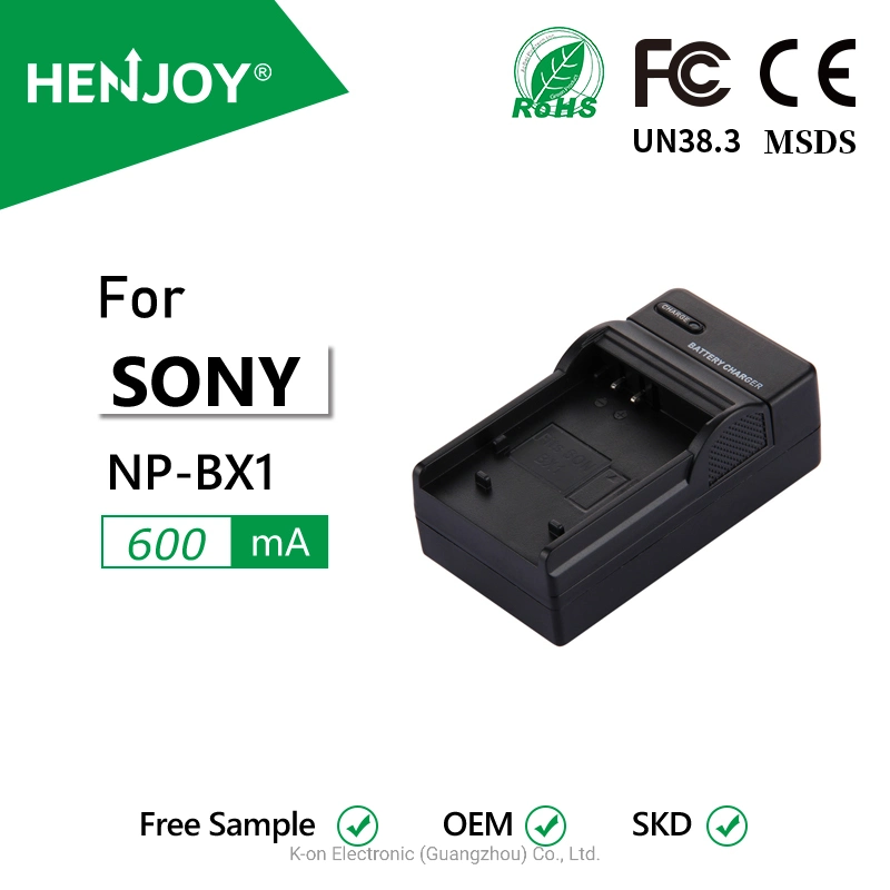 Henjoy&reg; Np-Bx1 Charger for Sony, DSC-Hx80, Hx90V, Hx95, Hx99, Hx350, Rx1, Rx100 (II/III/IV/V/VA/VI/VII) , Fdr-X3000, Hdr-As50, As300, Zv-1 etc.