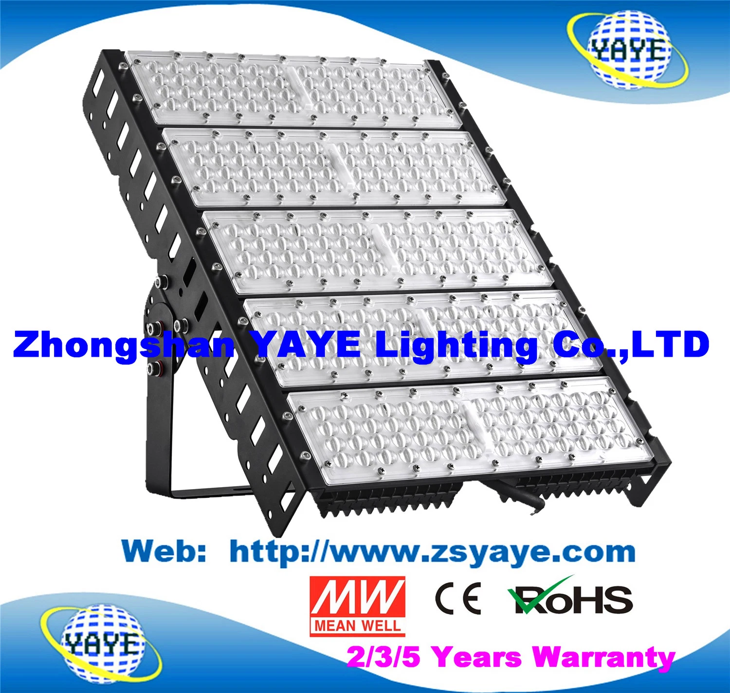 Yaye 18 Ce/RoHS Outdoor Indoor 200W Module LED Flood Light /LED Tunnel Light for Football Field/Badminton/Basketball/Tennis Court