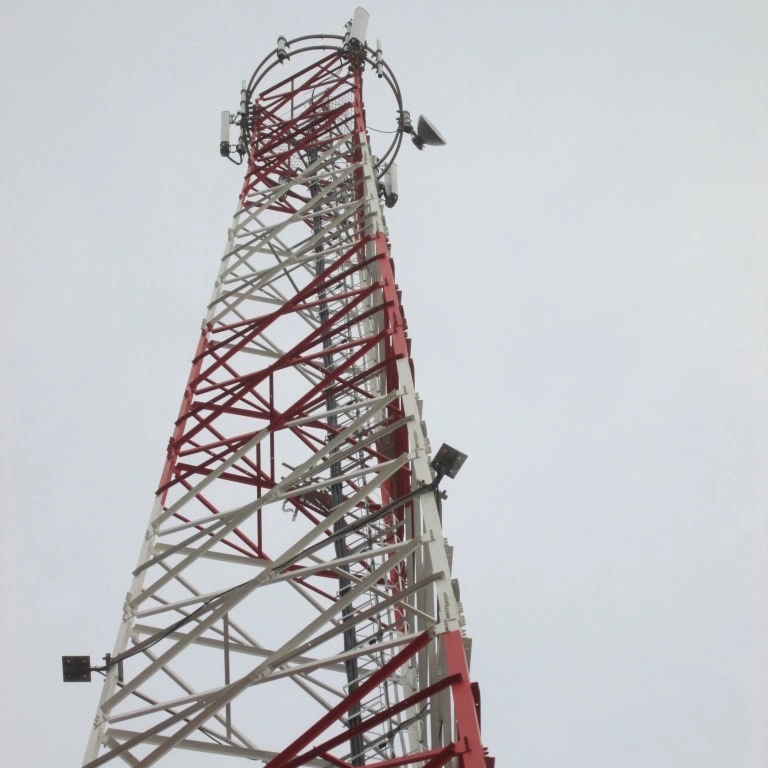 Self Supported 35m/40m/80m 3 Legs Hot-DIP Galvanized Angular Telecommunication Steel Tower