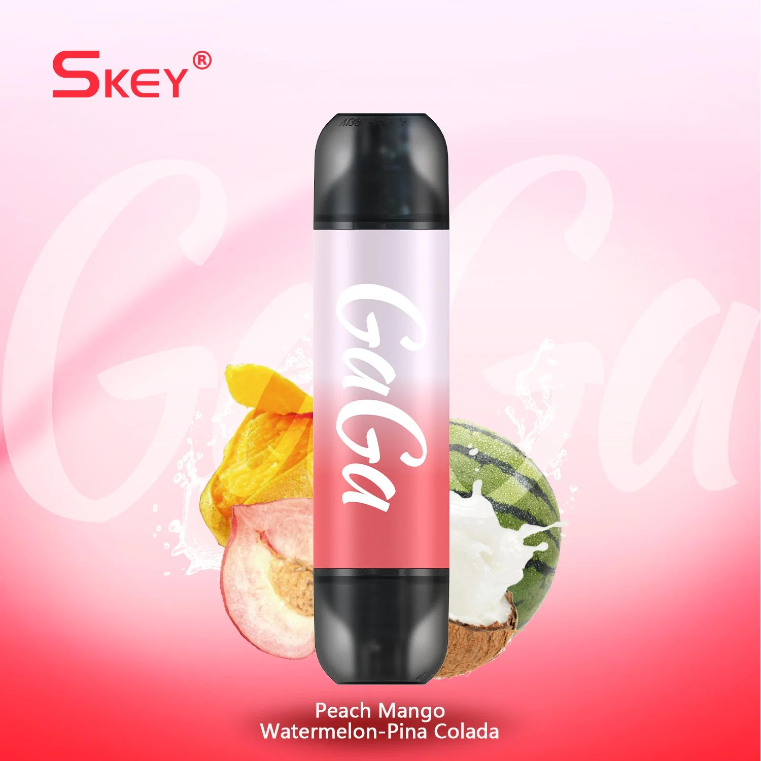 Skey Gaga Disposable/Chargeable Vape Double Flavor 7000 Puffs Mesh Coil Electric Cigarettes with OEM