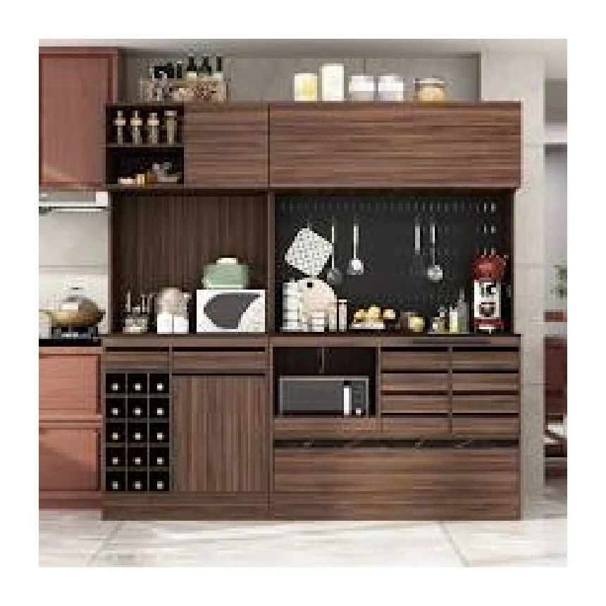 Современный дизайн Melamine Kitchen Cabinet Set Home Мебельный набор