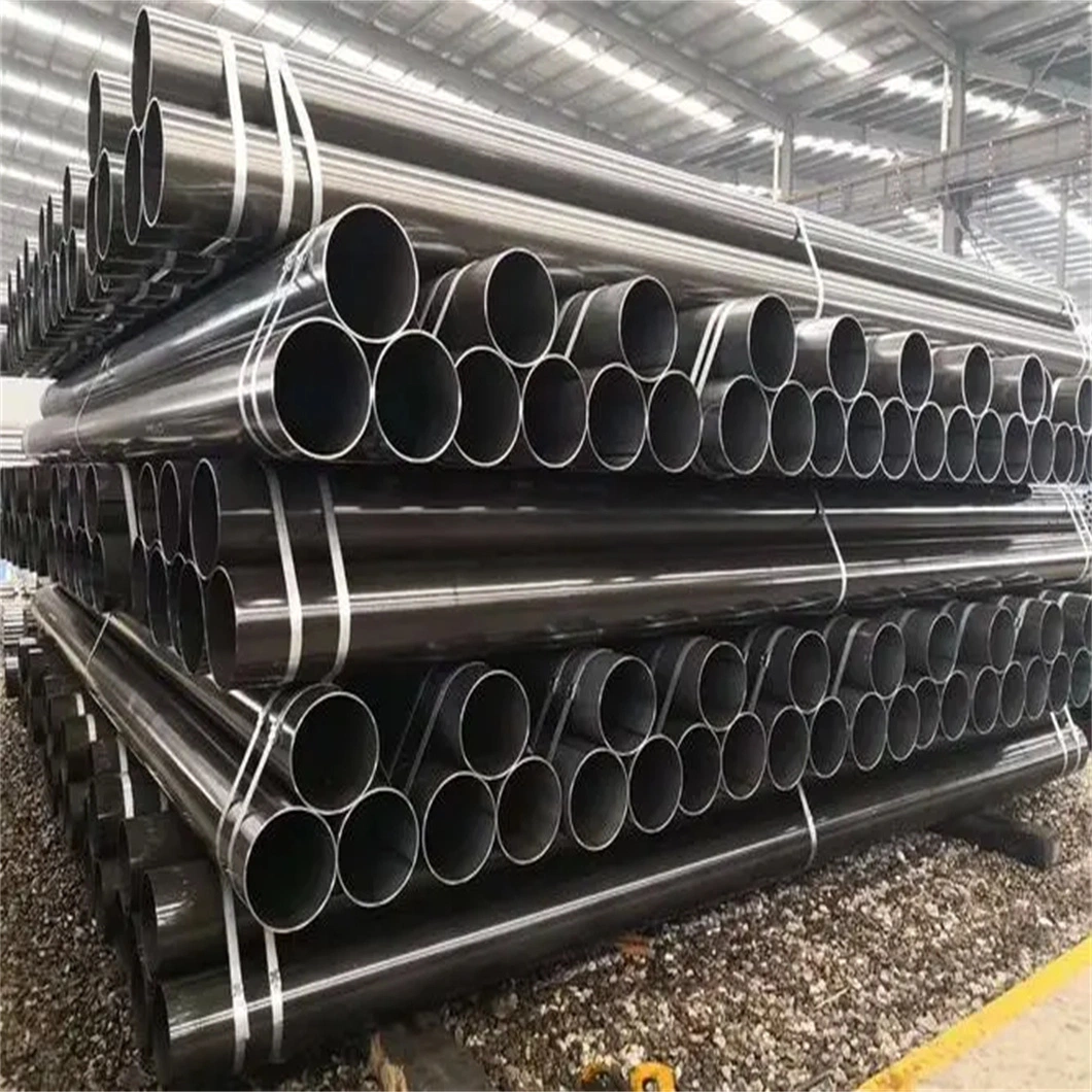 High Strength Welded Pipe Big Diameter ERW Pipe API Pipe LSAW Steel Pipe Long Straight Welded Seam Steel Pipeline Ms Low Carbon Steel Straight Seam Welded Pipe