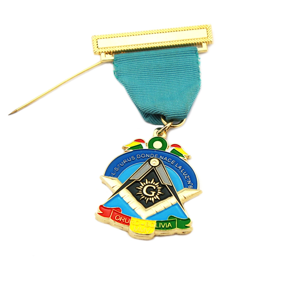 Custom Award Medallion of Honor with Velvet Box Medal and Badge