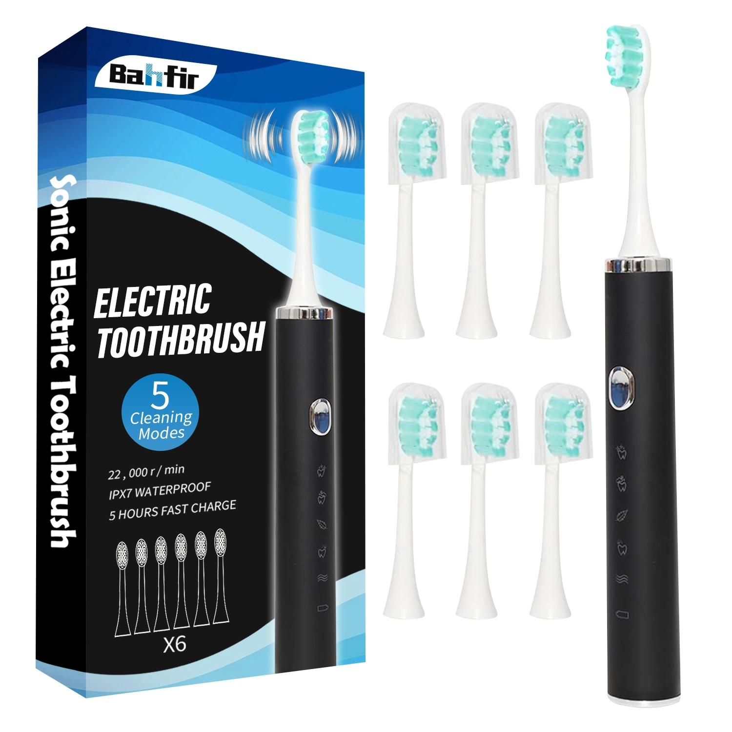 Home Daily Use Teeth Whitening Ultrasonic Electric Toothbrush with FDA Certification