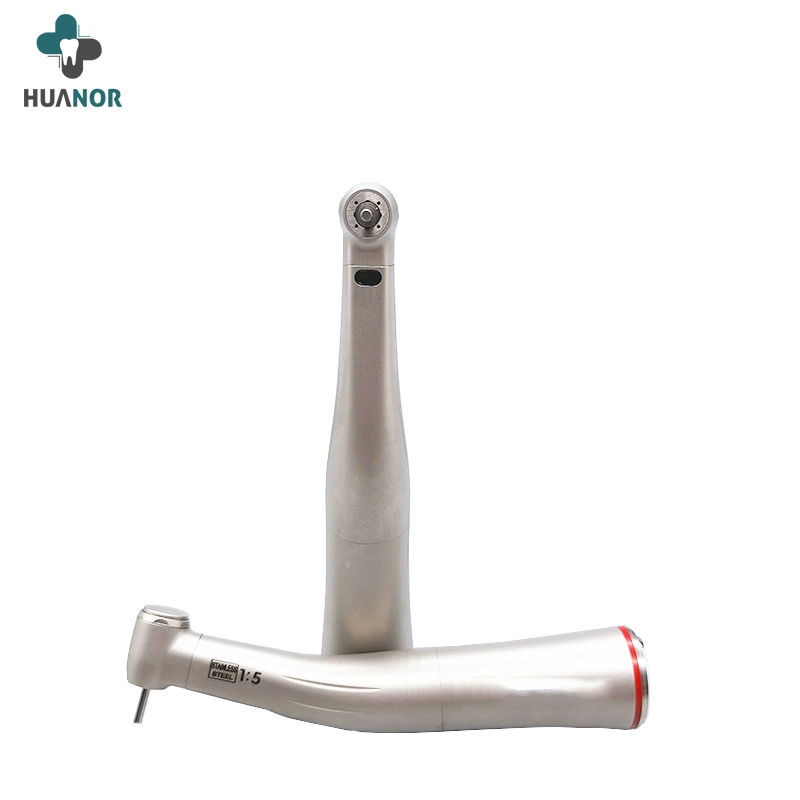 Basse vitesse dentaire 1 : 5 Augmentation de l'angle Contra à fibres optiques de basse vitesse Handpiece compatible avec NSK Z95L