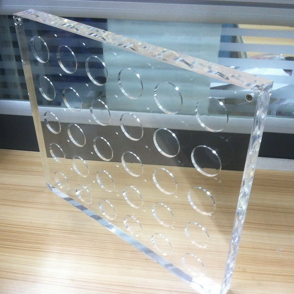 Customize Clear Acrylic Coin Display Holder with Screws