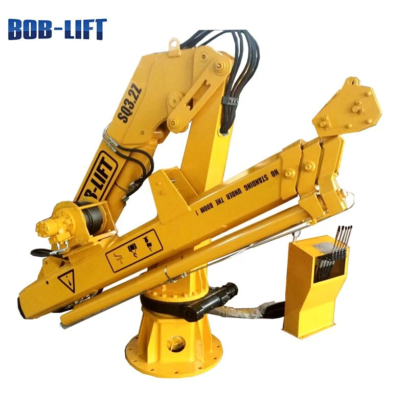 Crane Equipment Hydraulic Used at Sea Marine Crane Knuckle Boom Marine Cranes