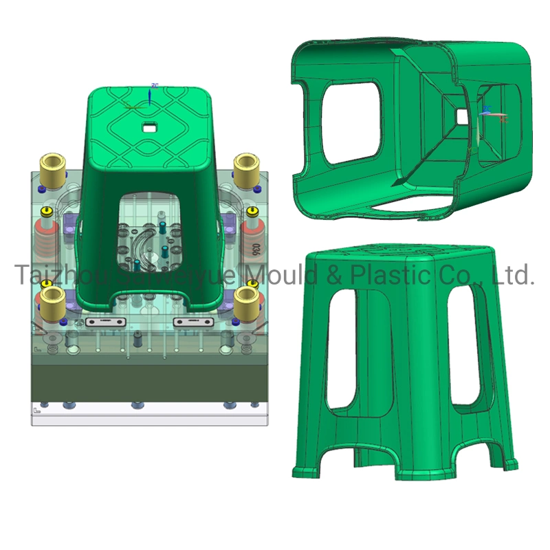 Huangyan Making Mold High-Quality Plastic Household Dinner Adult Stool Injection Mould