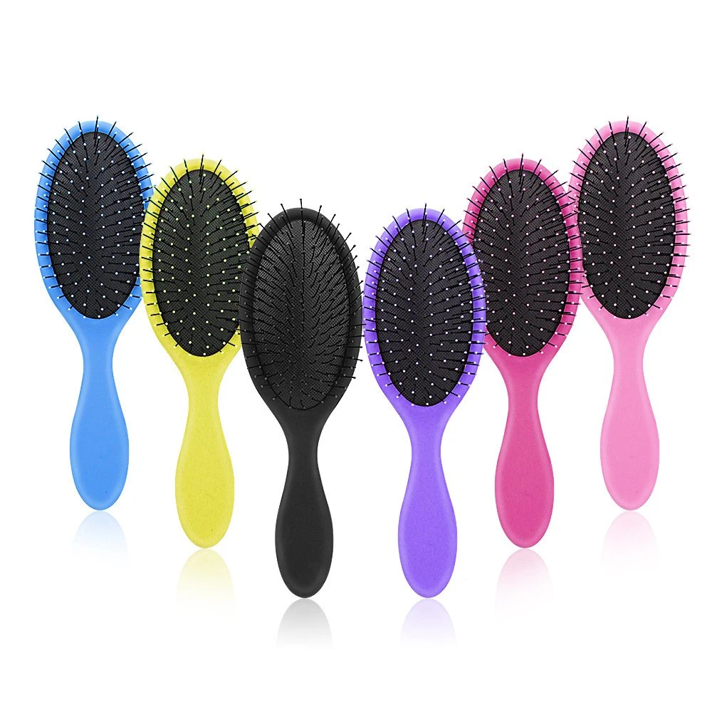 Hair Care Brush Detangling Massage ABS Hair Brush Paddle Cushion Nylon Boar Bristle Hair Brush