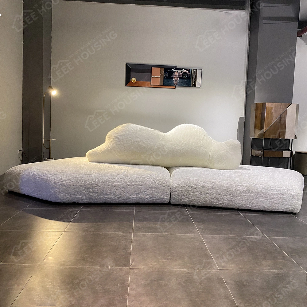 Original Factory Supply Italian Minimalist Designer Fabric Upholstery Polar Bear Lazy Modular Sofa for Large Flat Hotel Villa