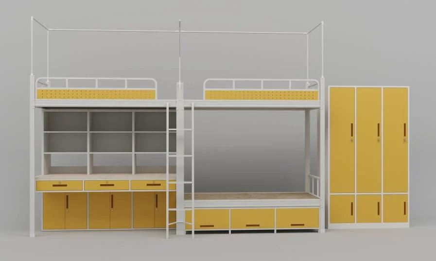 Mobiliario de Escuela de cama de Metal de dos pisos