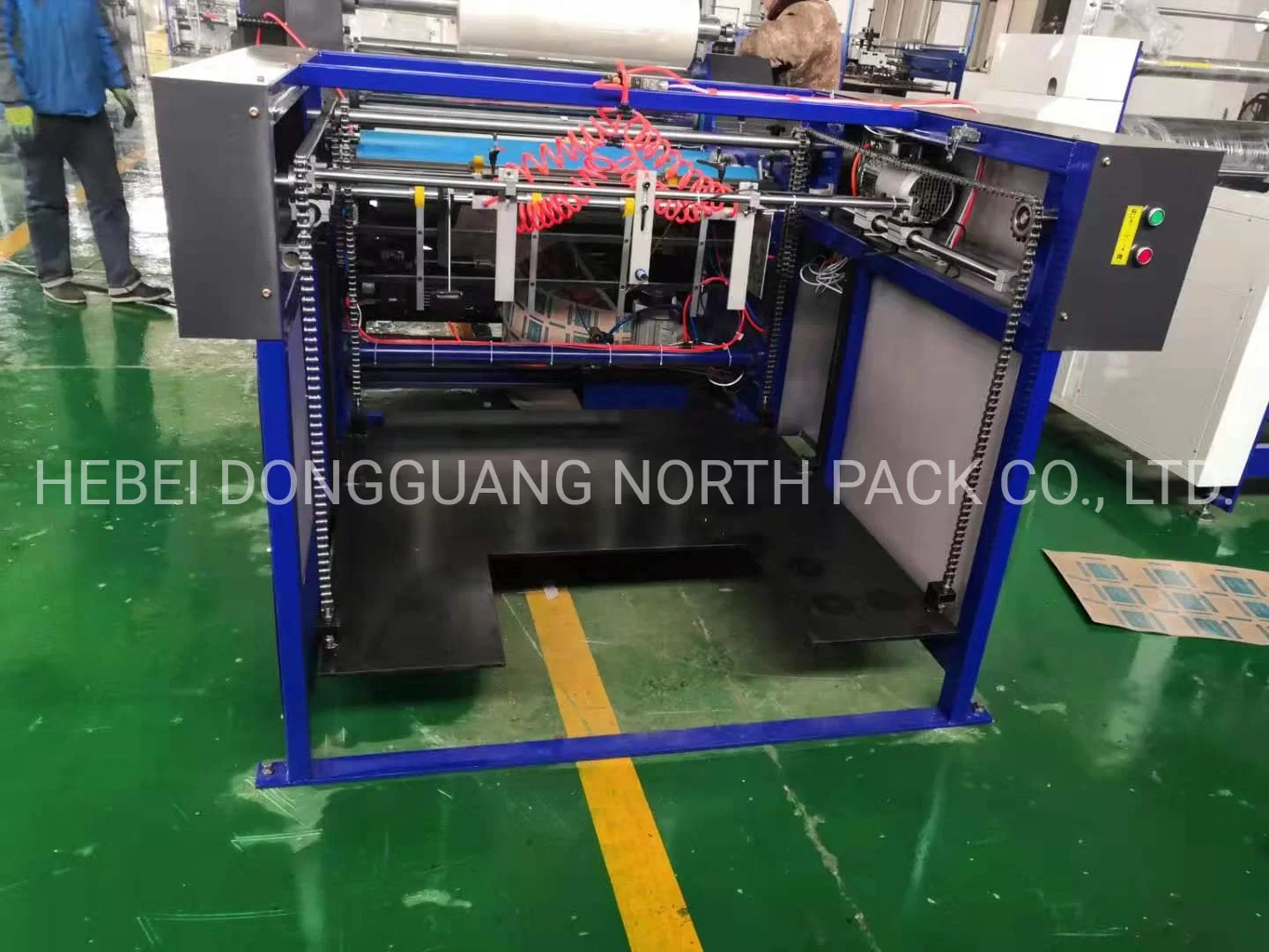 Film laminator machine for corrugated paper carton boxing making