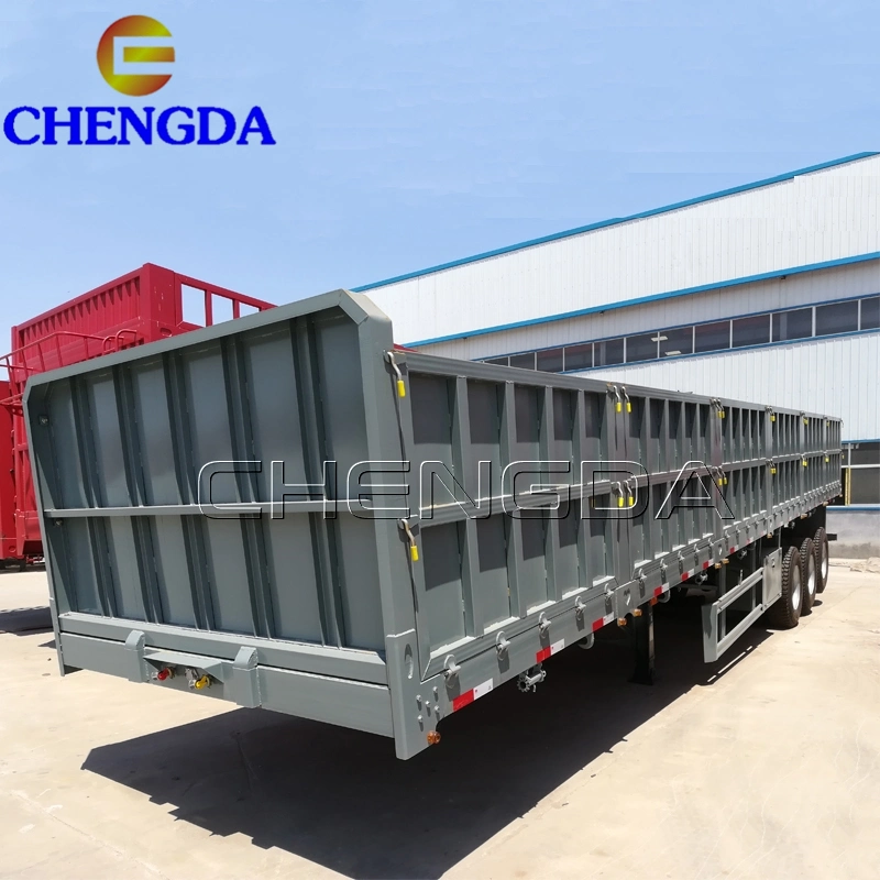 40-70 Tons Side Wall Cargo Utility Truck Tractor Semi Trailer