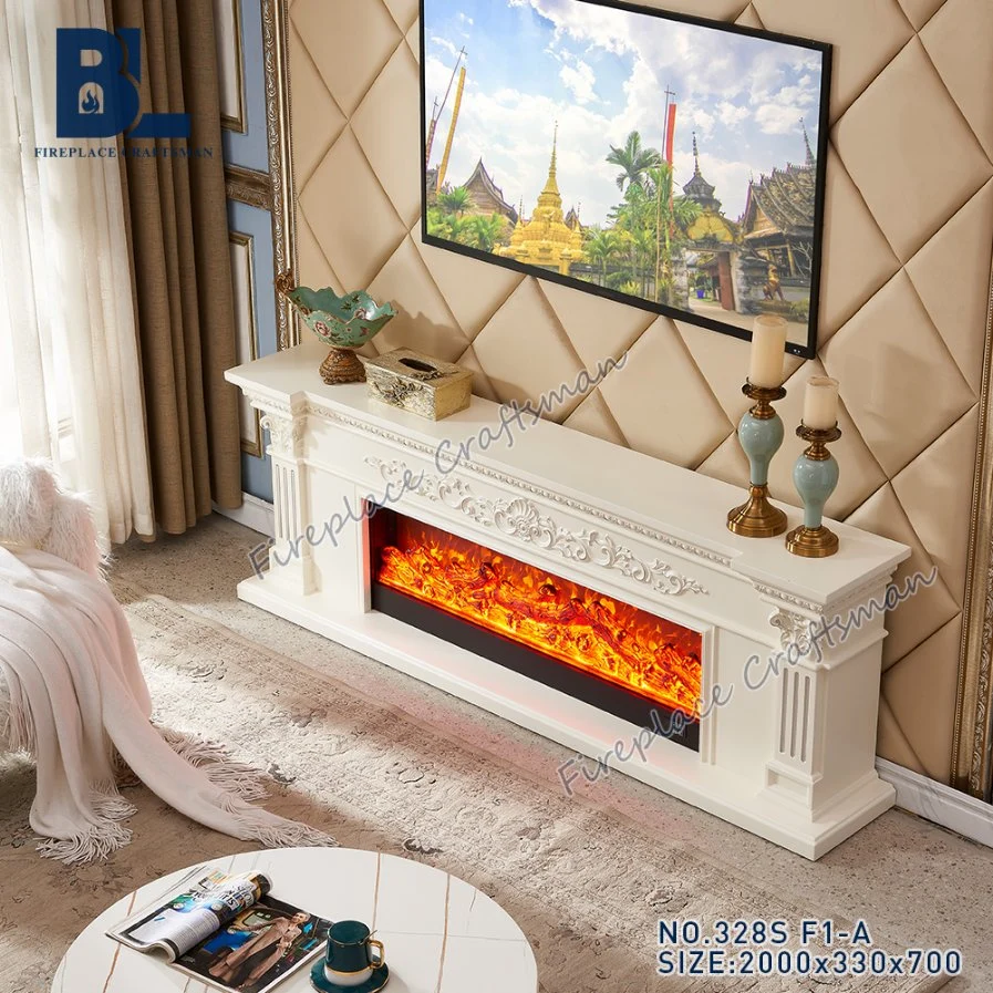 China Supplier Home Decoration Italian Wooden Indoor Fireplace Surround