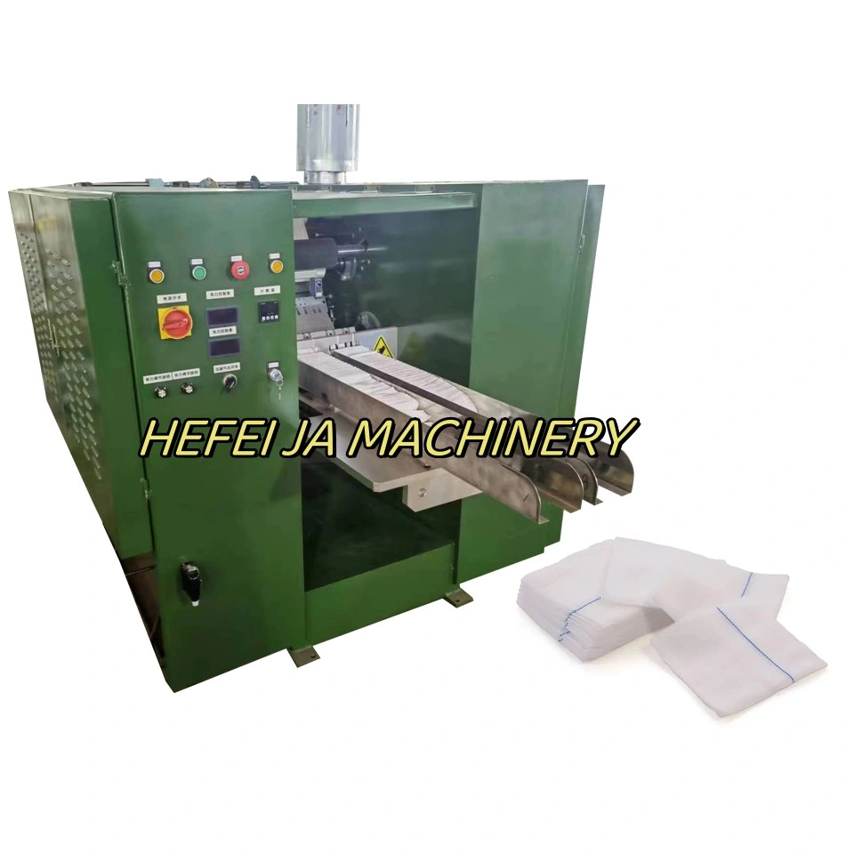 Super Design Factory Made Surgical Gauze Swab Cutting Folding Machine