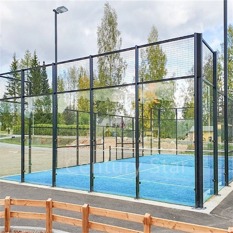 Sports Field Facilities 10m*20m Panoramic Padel Tennis Court