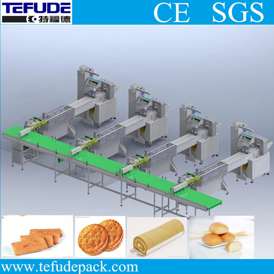 Multi-función-Embalaje-máquina Maamoul producción línea de Embalaje Pastelería línea de Embalaje de Pastel