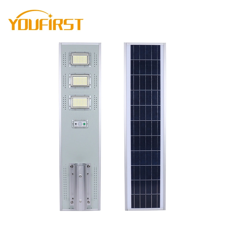 100W Solar LED Street Light High Brightness Radar Sensor Outdoor Waterproof Long Time Illumiation