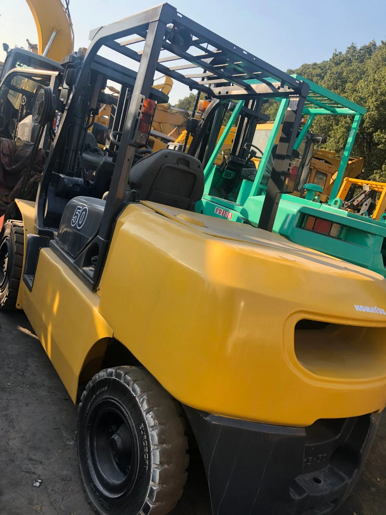 Used Toyota Fd50 5ton Japanese Forklift