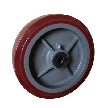 Hot Sale 8 Inch Center Control PU on PP Scaffold Caster