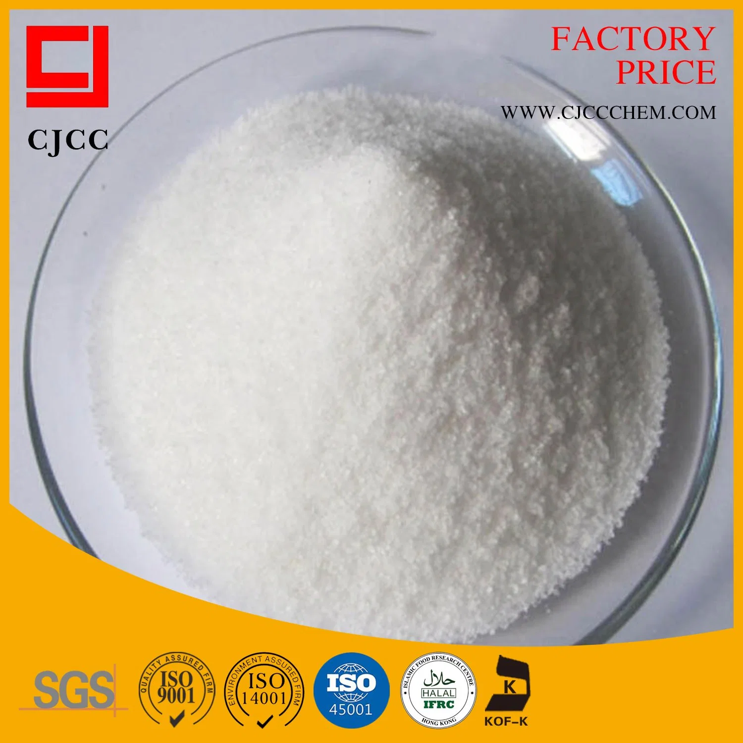 Cationic Organic Chemicals Raw Material MSDS PAM CPAM Polyacrylamide Powder