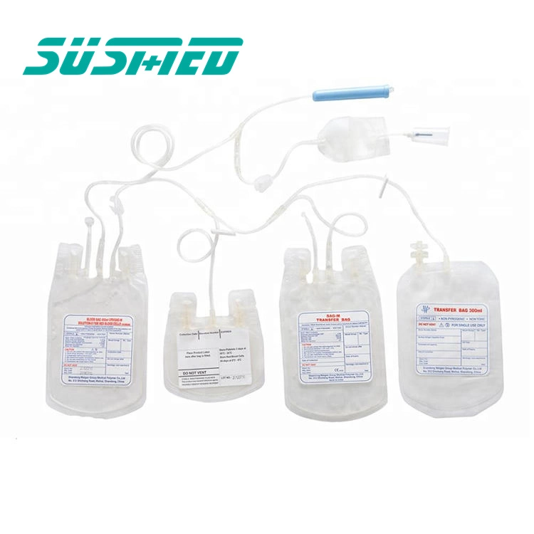 Medical Blood Collection Bag 250ml 350ml 450ml 500ml for Collection