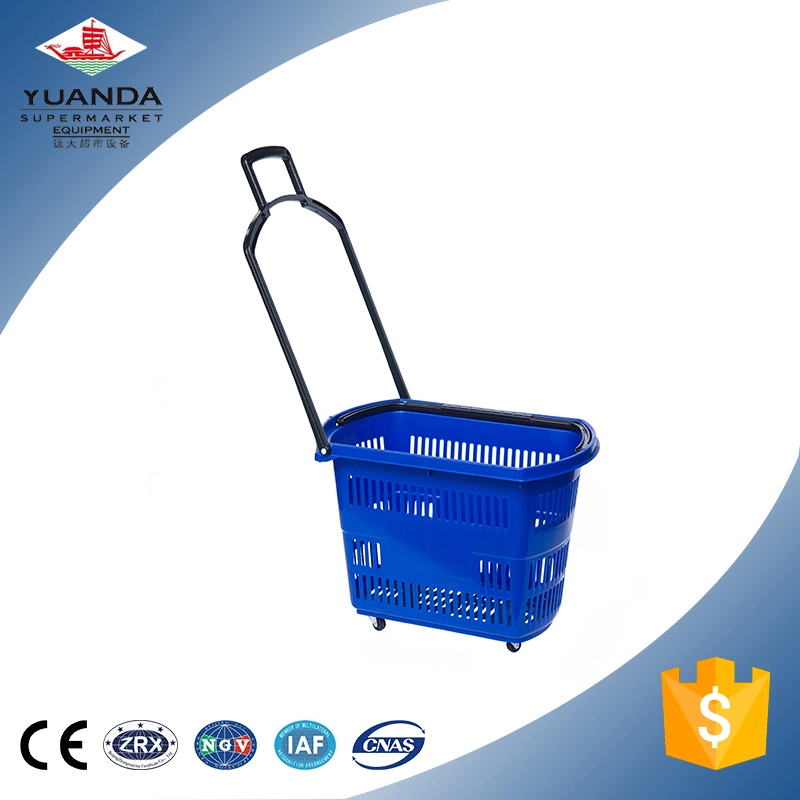 Basket with Wheels/Shopping Basket/Supermarket Basket (YD-B8)