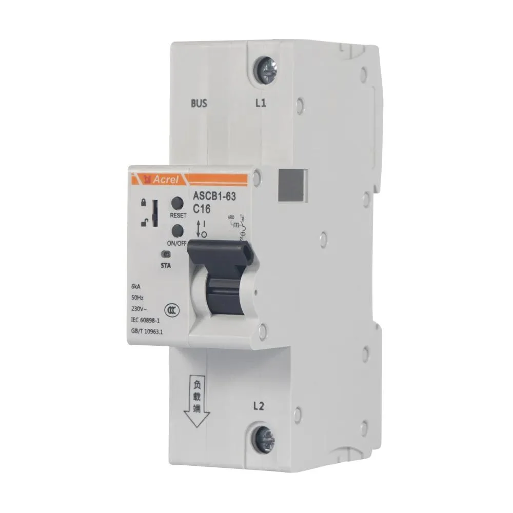 Acrel Ascb1-63-C16-1p 63A Rated Current Intelligent Circuit Breaker Optional 4G Smart Remote Control for Overload Protection