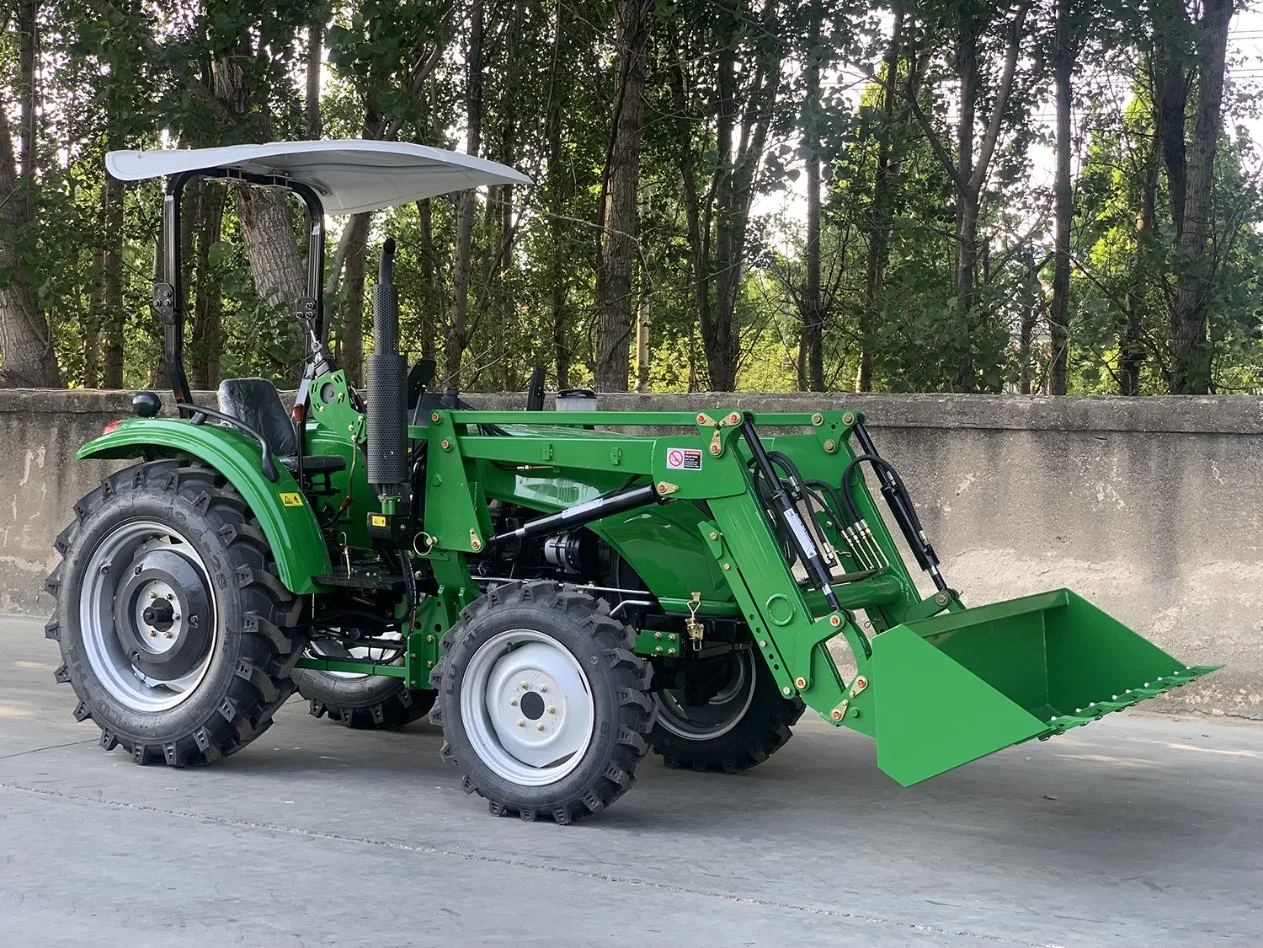 Production chinoise, tracteur 50HP-70CH avec chargement par l'avant