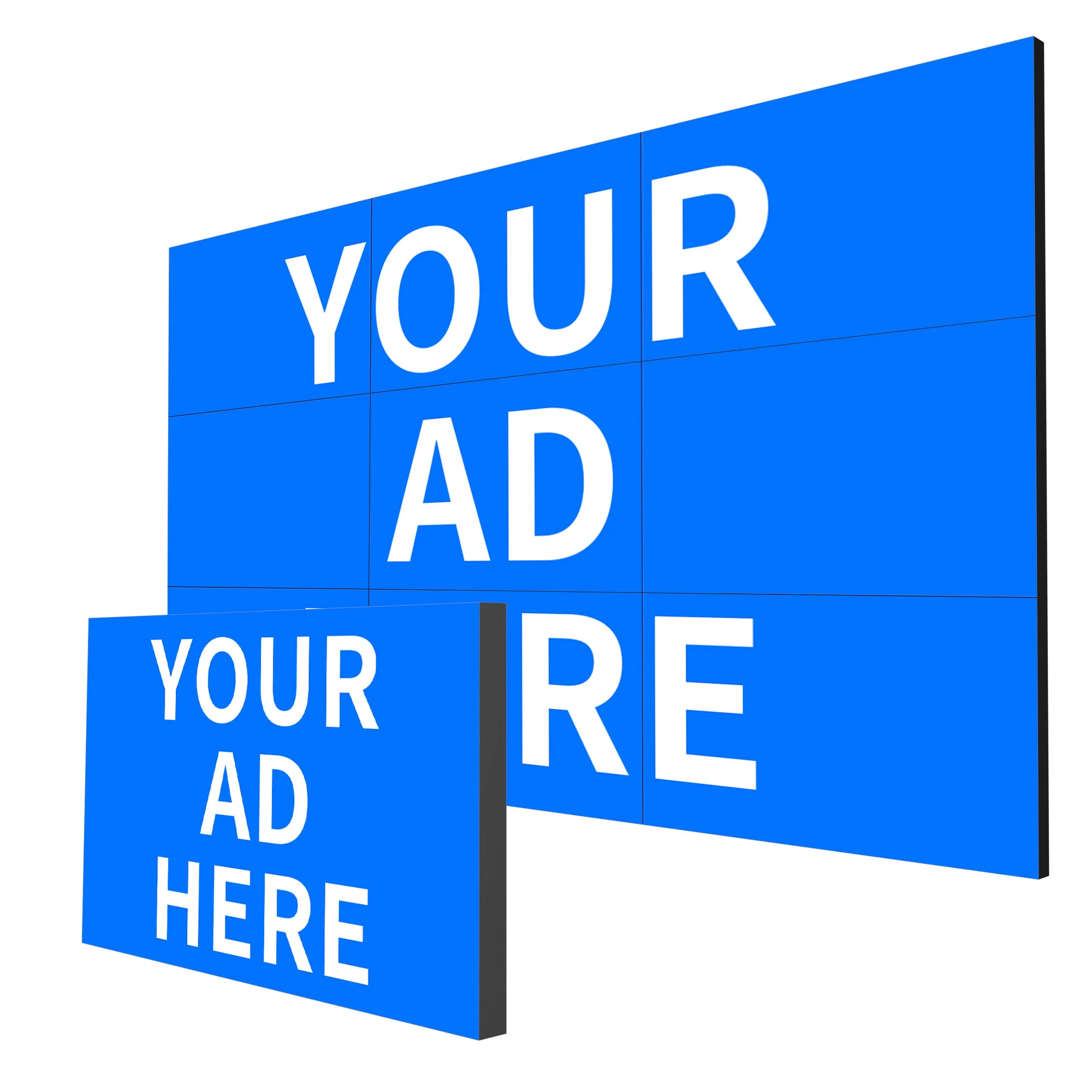 Standing Excellent 3X3 4K Advertising LCD Videowall