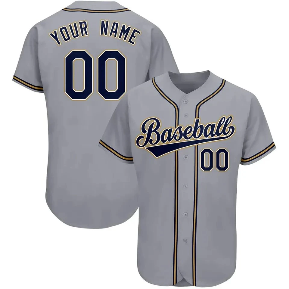 High quality/High cost performance  Custom Stitched Logo Plus Size Men&prime; S Athletic Sports Baseball Jersey for Youth