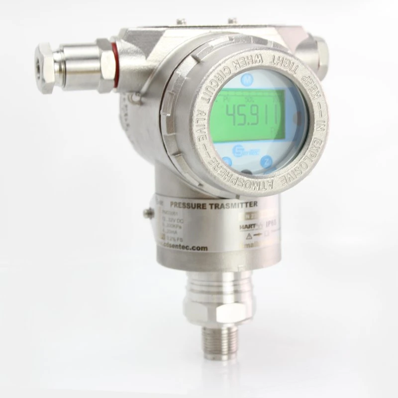 Sentec Pmd3051 Differential Transmitter Capacitive Pressure Transducer Smart Differential Pressure Sensor