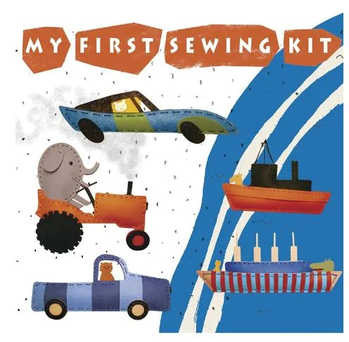 Kit de fieltro de bricolaje Kit de costura serie de vehículos juguetes para niños