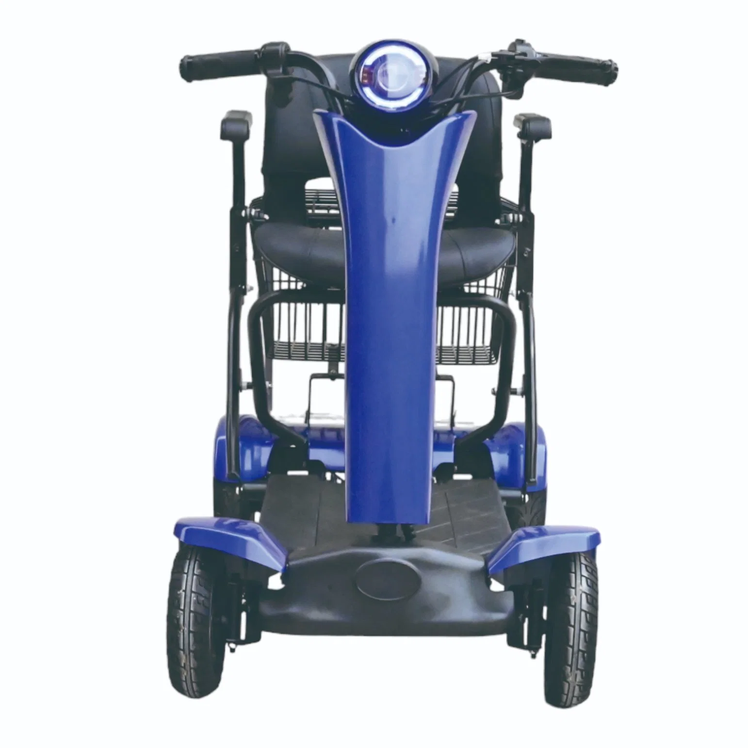 Folding Quadricycle Lightweight Handicapped Automatic Folding Electric Elderly Mobility Scooter