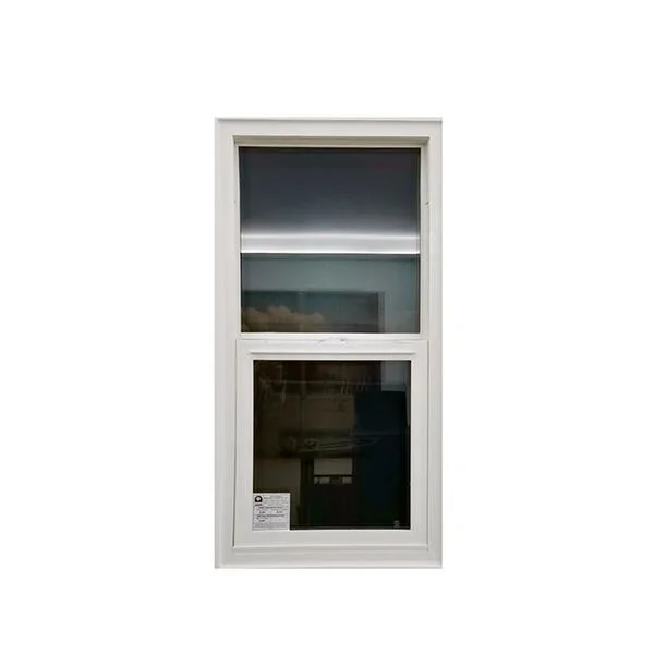 CE As2047 UV-Resistant Dust Resistanceanti-Aging Low-E Laminated Glass Touch Invisible Lock UPVC PVC Vinyl Single Hung Window