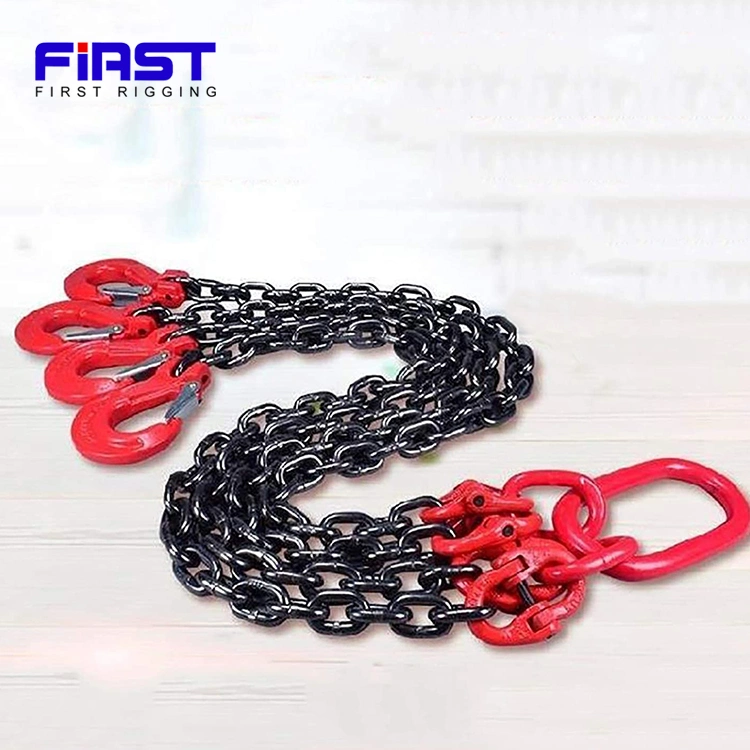 High Strength G80 Alloy Steel Multi-Leg Lifting Chain Sling with Hook