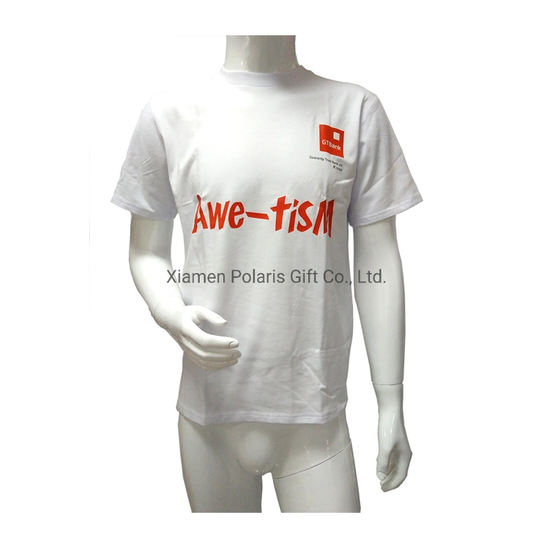 Custom Whole Sale Cheap Cotton Advertising Cotton Printed Culture T-Shirts with Short Sleeves