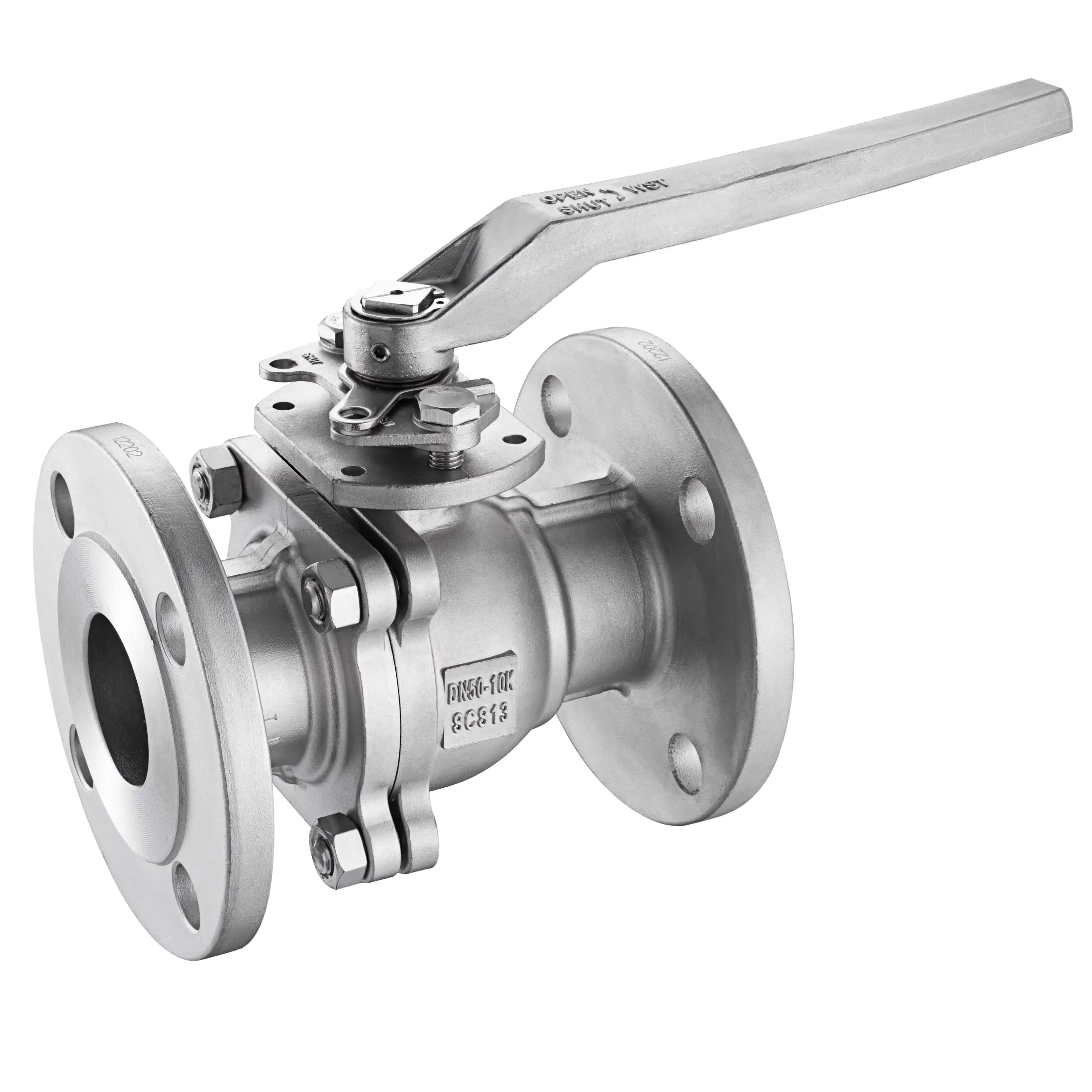 Pn10 - Pn150 Full Port Stainless Steel 3PC Flanged Ball Valve