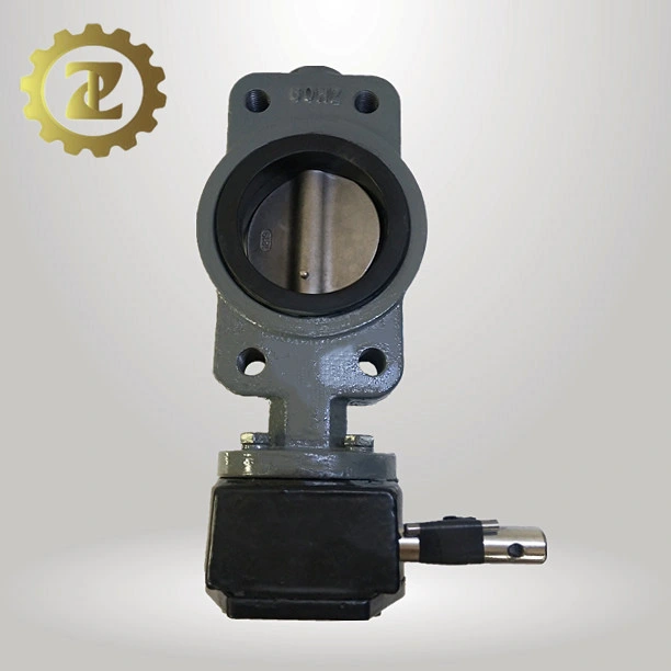 Zhv NBR EPDM Seated Carbon Steel Body Semi-Lug Butterfly Valve