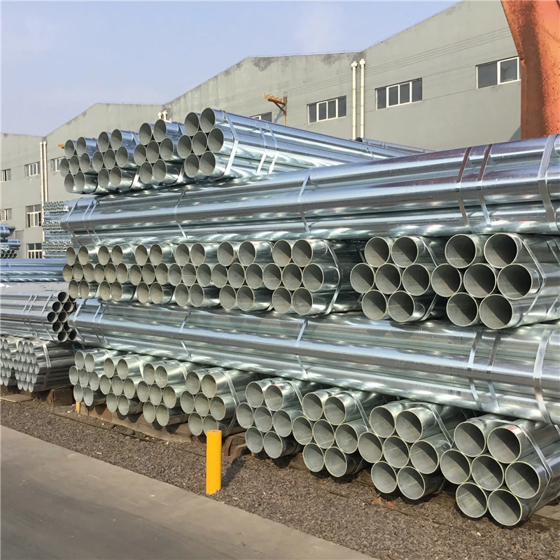 Tubo Galvanizado de Acero Dulce Estandar ASTM A53 A500 Sch40 Sch80