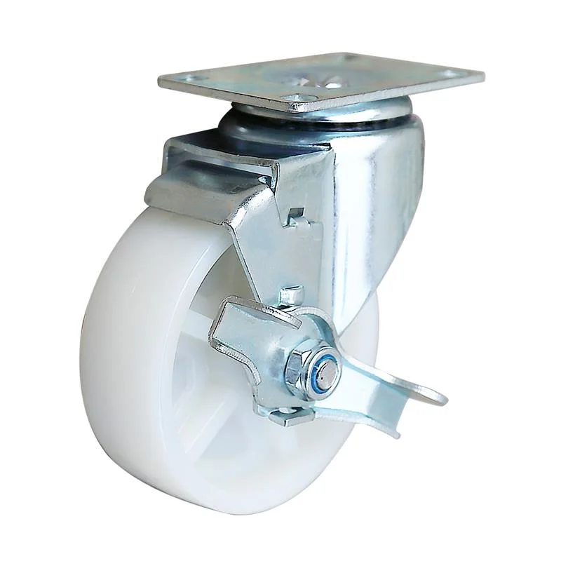 Top Plate Type 3 Inch Nylon/PA Wheel Swivel Casters