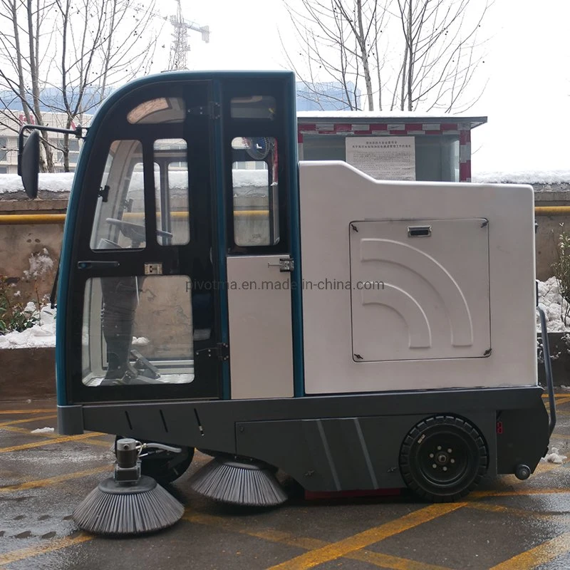 Tipo de conducción de piso de la carretera Sweeper automático eléctrico totalmente cerrada Gran Calle Sweeper coche