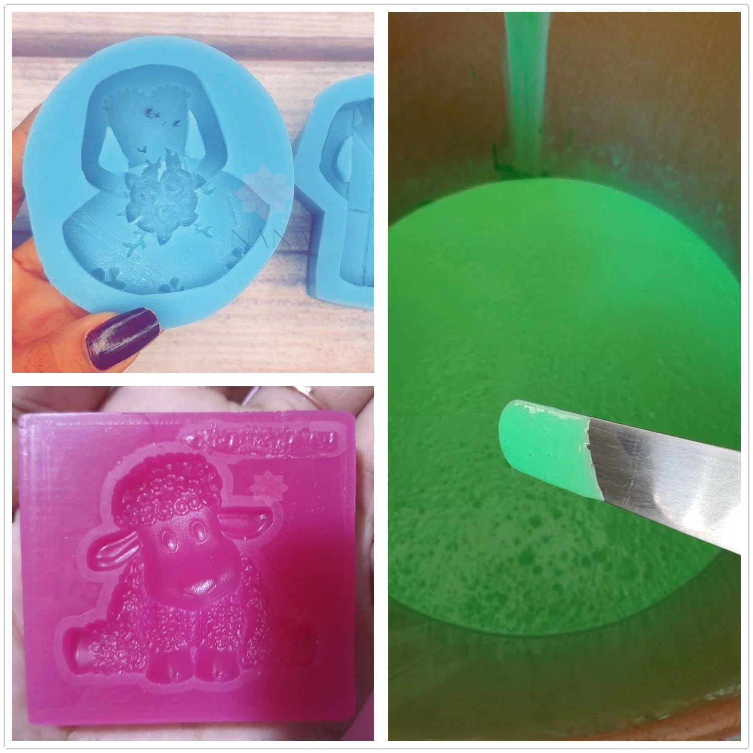 Platinum Cured Silicone Rubber for Crystal Mold Making