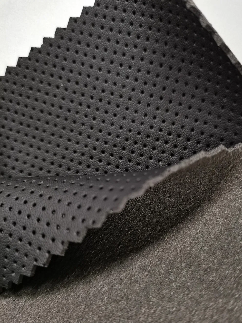 Printed Fiber Automotive Huafon High quality/High cost performance Fire Resistant Perforated Synthetic Leather